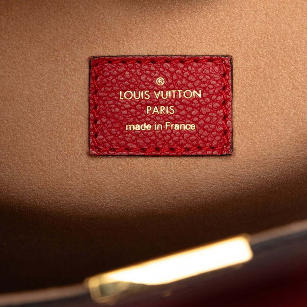LOUIS VUITTON Authentic Brown Monogram Leather Tote Bag - Picture 6 of 6